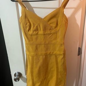 Yellow Bandage Dress